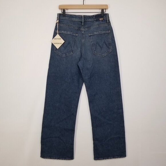NWT Mother The Lasso Sneak High Rise Wide Leg Jeans, Punk Nouveau Size 30 $278 - Picture 7 of 16